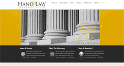 Desktop Screenshot of handlawnola.com